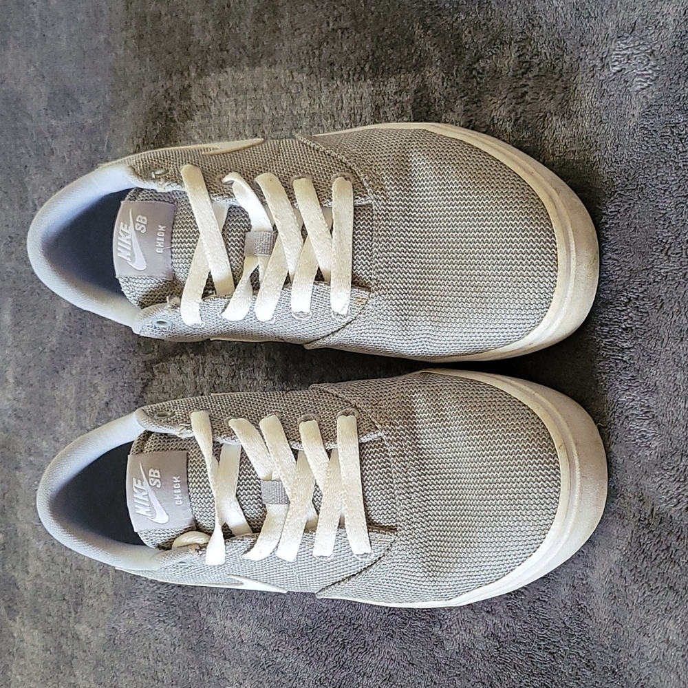 Nike SB Check, women's size 9.5, gray/white